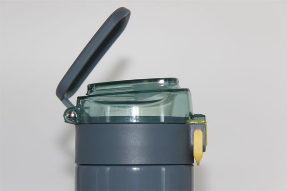Pressione o botão 400 ml Dupla parede isolada Flasca de água de aço inoxidável