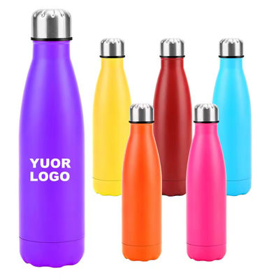 Venda Quente 500 ml de aço inoxidável isolado garrafa de água de vácuo garrafa de aço personalizada