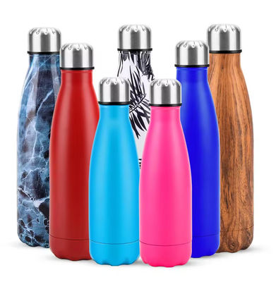 Venda Quente 500 ml de aço inoxidável isolado garrafa de água de vácuo garrafa de aço personalizada