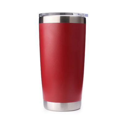 20 oz Metal Tumbler Blank Vermelho com tapa de deslizador magnético OEM ODM