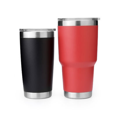20 oz Metal Tumbler Blank Vermelho com tapa de deslizador magnético OEM ODM