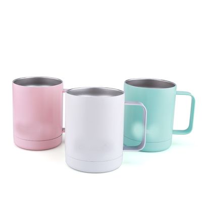 copos de café 10oz de aço inoxidável com tampas, OEM isolado café da caneca dado boas-vindas