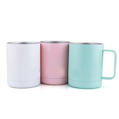 copos de café 10oz de aço inoxidável com tampas, OEM isolado café da caneca dado boas-vindas