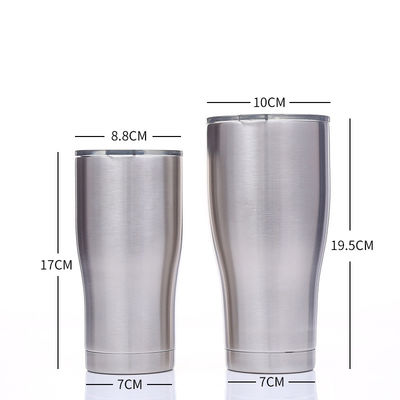 caneca de cerveja bebendo segura isolada de aço inoxidável da secadora de roupa 20oz de 600ml 900ml