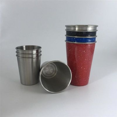 18/8 de caneca de cerveja dourada vermelha isolada de aço inoxidável 16oz da garrafa da categoria 450ml
