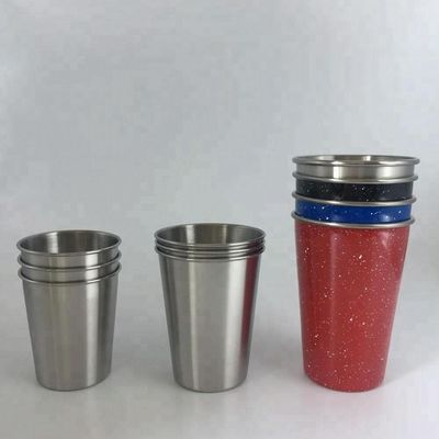 18/8 de caneca de cerveja dourada vermelha isolada de aço inoxidável 16oz da garrafa da categoria 450ml