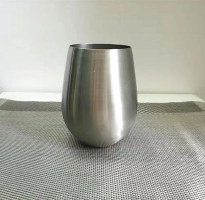 Vidros de vinho isolados de aço inoxidável da garrafa 18oz 500ml da cor da natureza