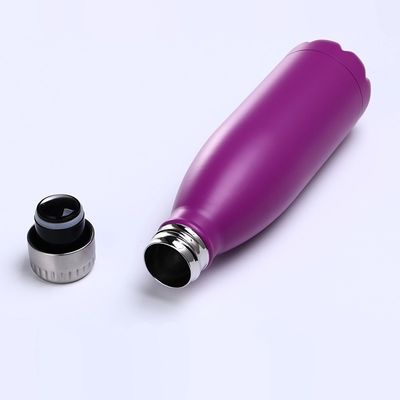 Garrafa isolada de aço inoxidável dobro da parede 750ml para a caminhada exterior