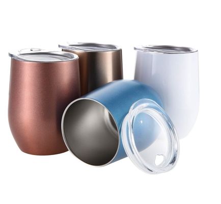 O curso amigável de aço inoxidável Stemless do copo de café 9oz 12oz Eco isolou o copo