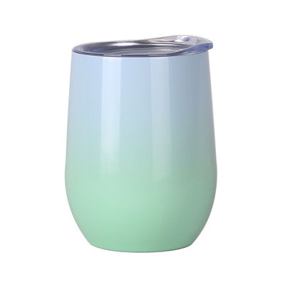 projeto de aço inoxidável branco da parede do dobro da caneca de café 12oz para a isolação dos muitos tempos