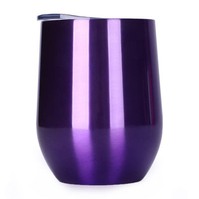 projeto de aço inoxidável branco da parede do dobro da caneca de café 12oz para a isolação dos muitos tempos