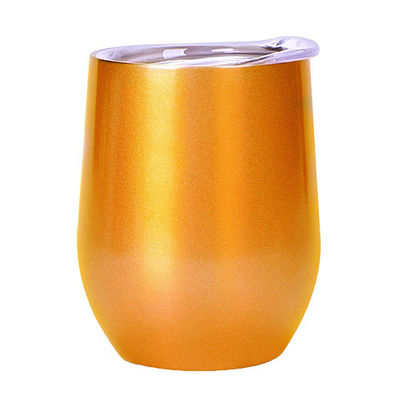 projeto de aço inoxidável branco da parede do dobro da caneca de café 12oz para a isolação dos muitos tempos
