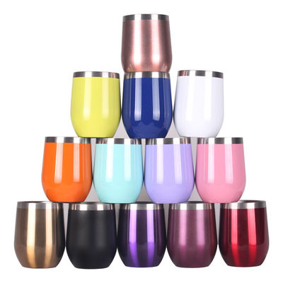 vácuo de aço inoxidável da caneca de café da capacidade 12oz isolado com logotipos quentes de transferência