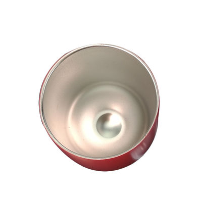 a caneca de aço inoxidável de 360ml 480ml com tampa, café isolou a impressão vermelha da caneca