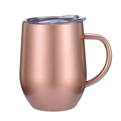 secadora de roupa de aço inoxidável do café da casca de ovo da garrafa de vácuo da parede do dobro 12oz