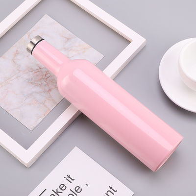 Materiais amigáveis isolados de aço inoxidável de Eco da garrafa da cor cor-de-rosa atrativa