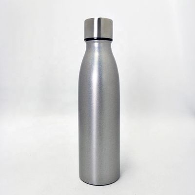 a garrafa inoxidável dos esportes da cor da natureza 17oz, garrafa dos esportes do vácuo com estala acima a tampa
