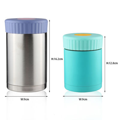 18/8 recipientes isolados de aço inoxidável do almoço com a tampa Leakproof biodegradável