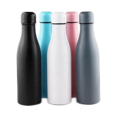impressão personalizada garrafa isolada de aço inoxidável do logotipo do volume 500ml