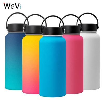 12oz - vácuo isolado de aço inoxidável da parede do dobro da garrafa 64oz isolado
