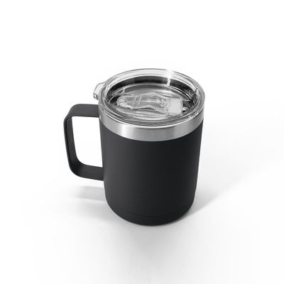 Vácuo preto/branco isolou a secadora de roupa, caneca de aço inoxidável do vinho 10oz 304