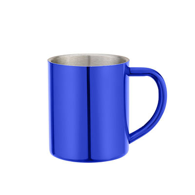 Copo de aço inoxidável do Thermal da caneca 300ml 400ml 500ml do curso da cor da natureza