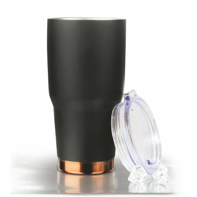garrafa de vácuo de aço inoxidável relativa à promoção das secadoras de roupa de 20oz 30oz com base do ouro