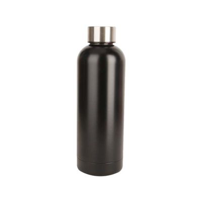 parede de borracha do dobro do revestimento da garrafa de aço inoxidável dos esportes 500ml para correr