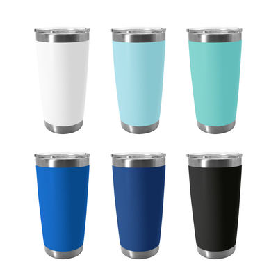 Caneca de aço inoxidável fria quente do vácuo, cor de aço inoxidável de Pantone do copo de café