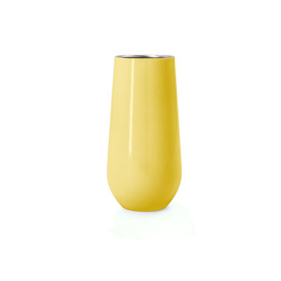18/8 flautas isoladas de aço inoxidável da secadora de roupa 6oz de Champagne da parede dobro