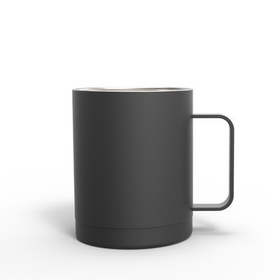costume criativo caneca de café 350ml de aço inoxidável isolada com tampa plástica